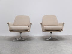 Pair of 'Sedia' Swivel Lounge Chairs by Horst Brüning for COR, 1960s