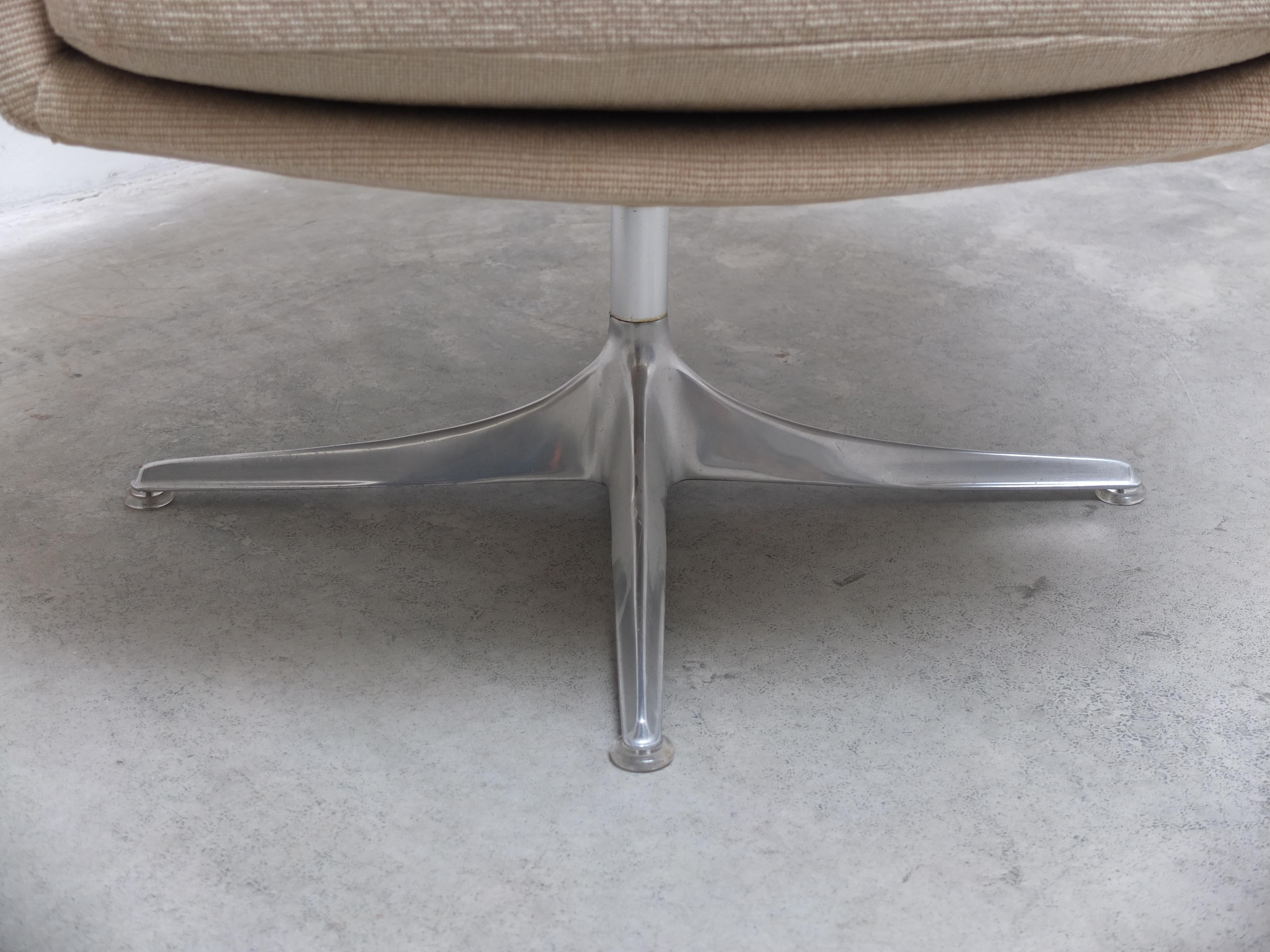 Pair of 'Sedia' Swivel Lounge Chairs by Horst Brüning for COR, 1960s 2
