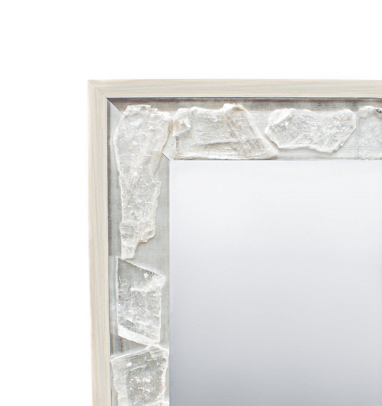 American Pair of Selenite Mirrors by Interi For Sale