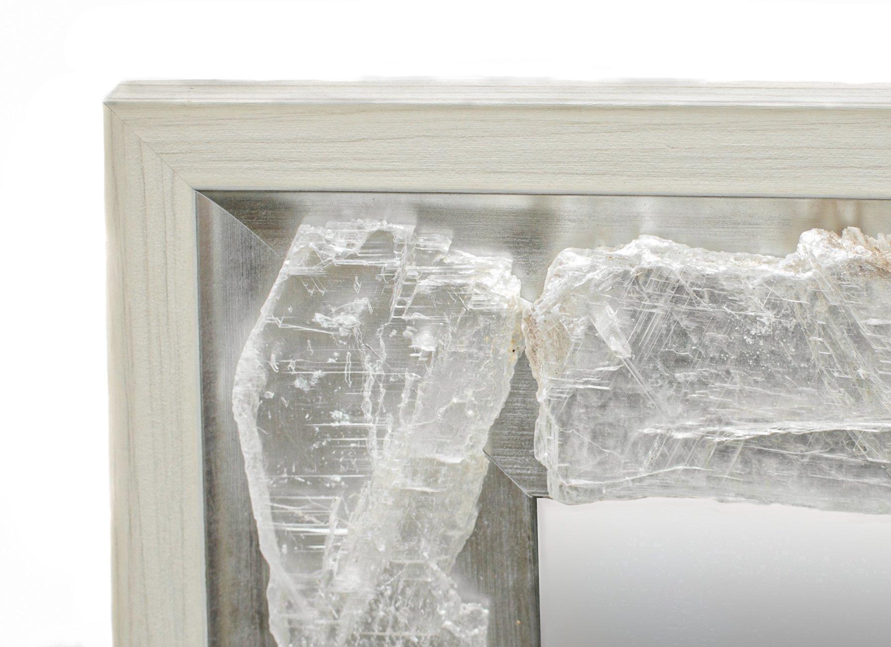 Pair of Selenite Mirrors by Interi In New Condition For Sale In Dublin, Dalkey