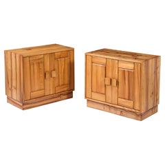 Pair of Selz Chests in Elm, France 1960's