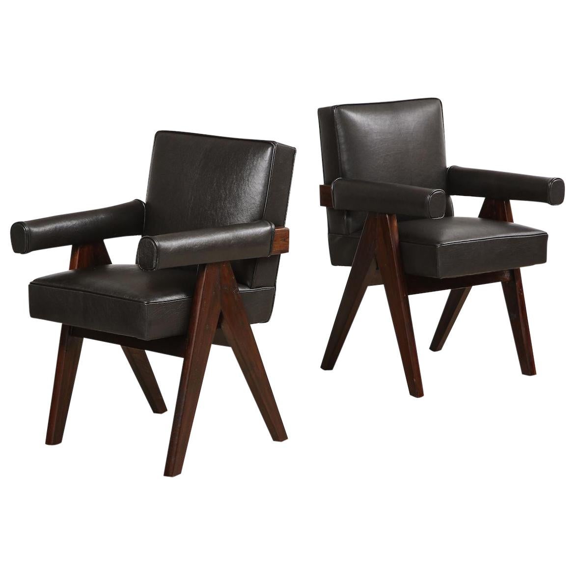 Pierre Jeanneret Armchairs