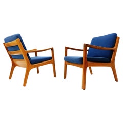 Paire de fauteuils « Senator » d'Ole Wanscher pour France and Son