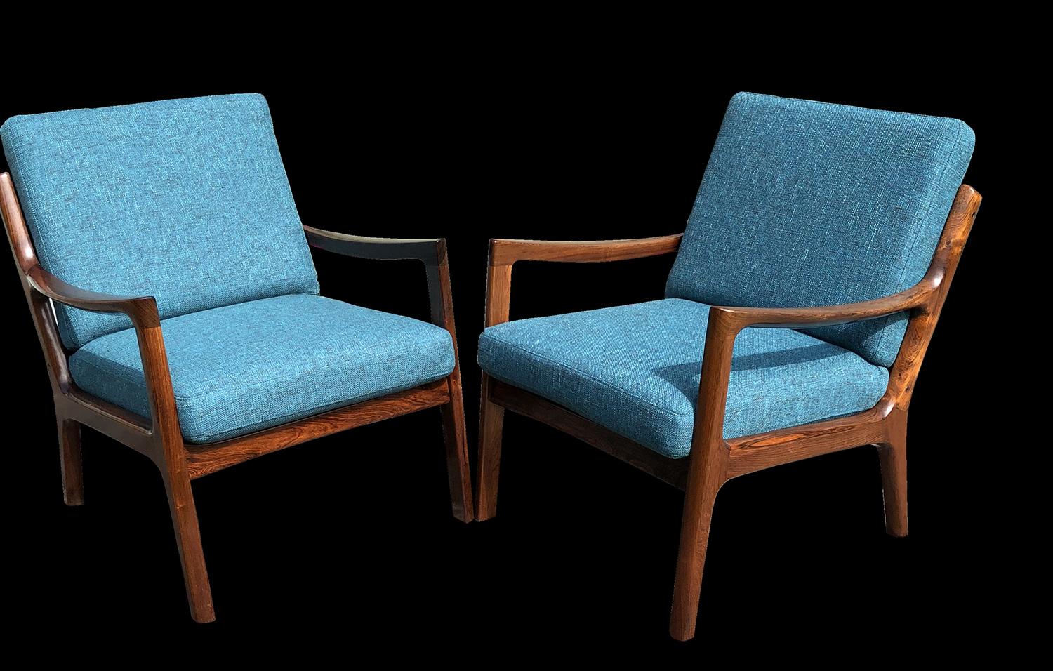 Pair of 'Senator' Chairs by Ole Wanscher for France and Son 1