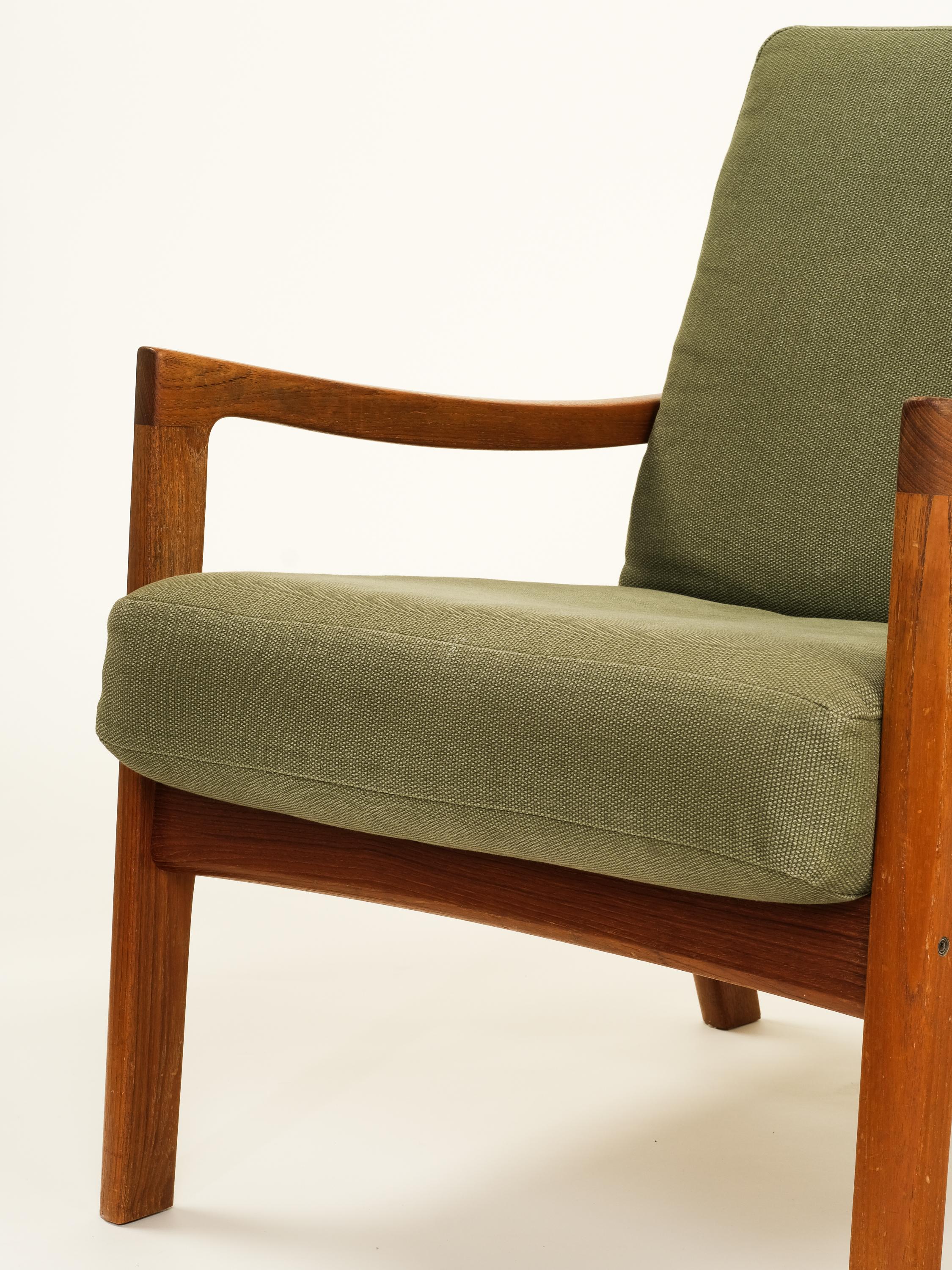 Pair of 'Senator' Lounge Chairs by Ole Wanscher for France & Søn, 1950s 1