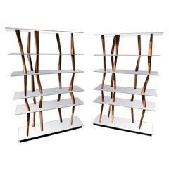 Pareja de estanterías de cristal Sendai de Toyo Ito para Horm