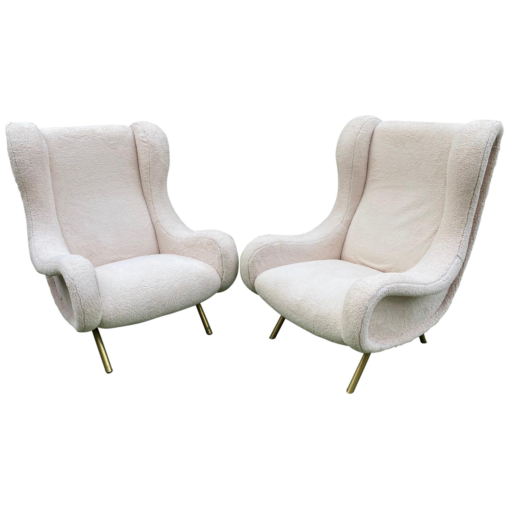 Pair of Senior Armchairs by Marco Zanuso for Arflex, 1950s
