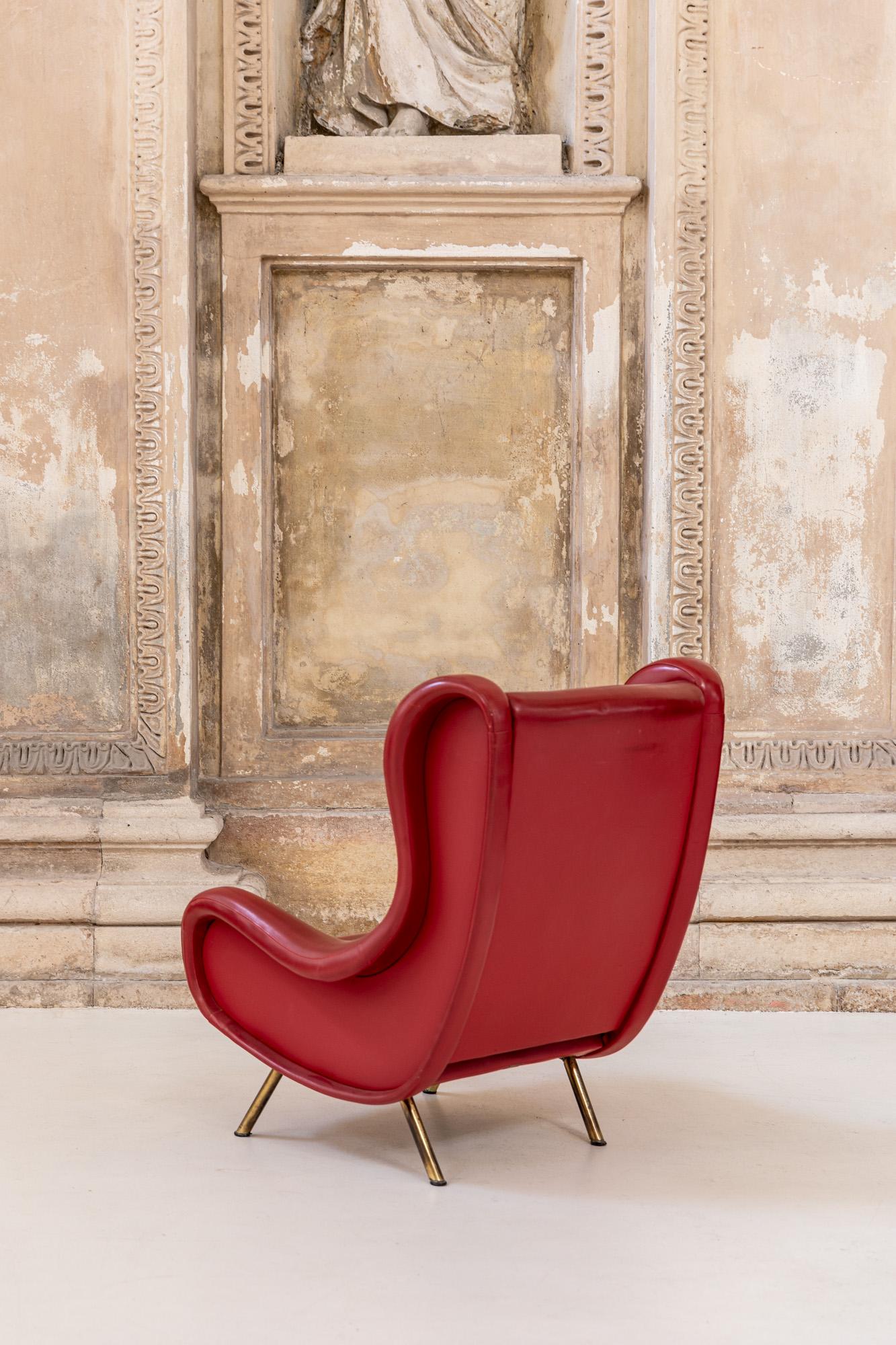 Paar Sessel „Senior“ von Marco Zanuso für Arflex, Italien, 1960 (Moderne der Mitte des Jahrhunderts) im Angebot
