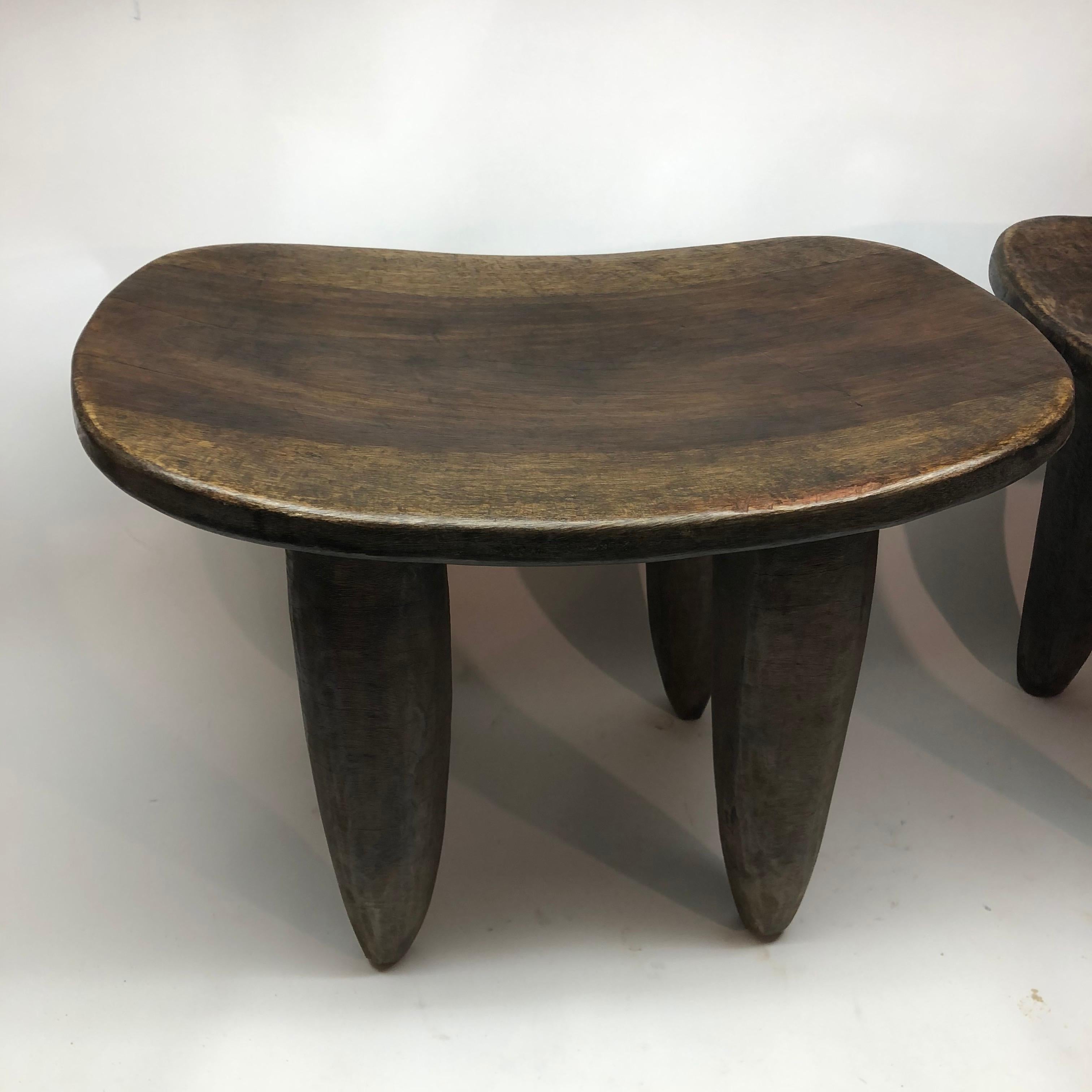 20th Century Pair of African accent tables