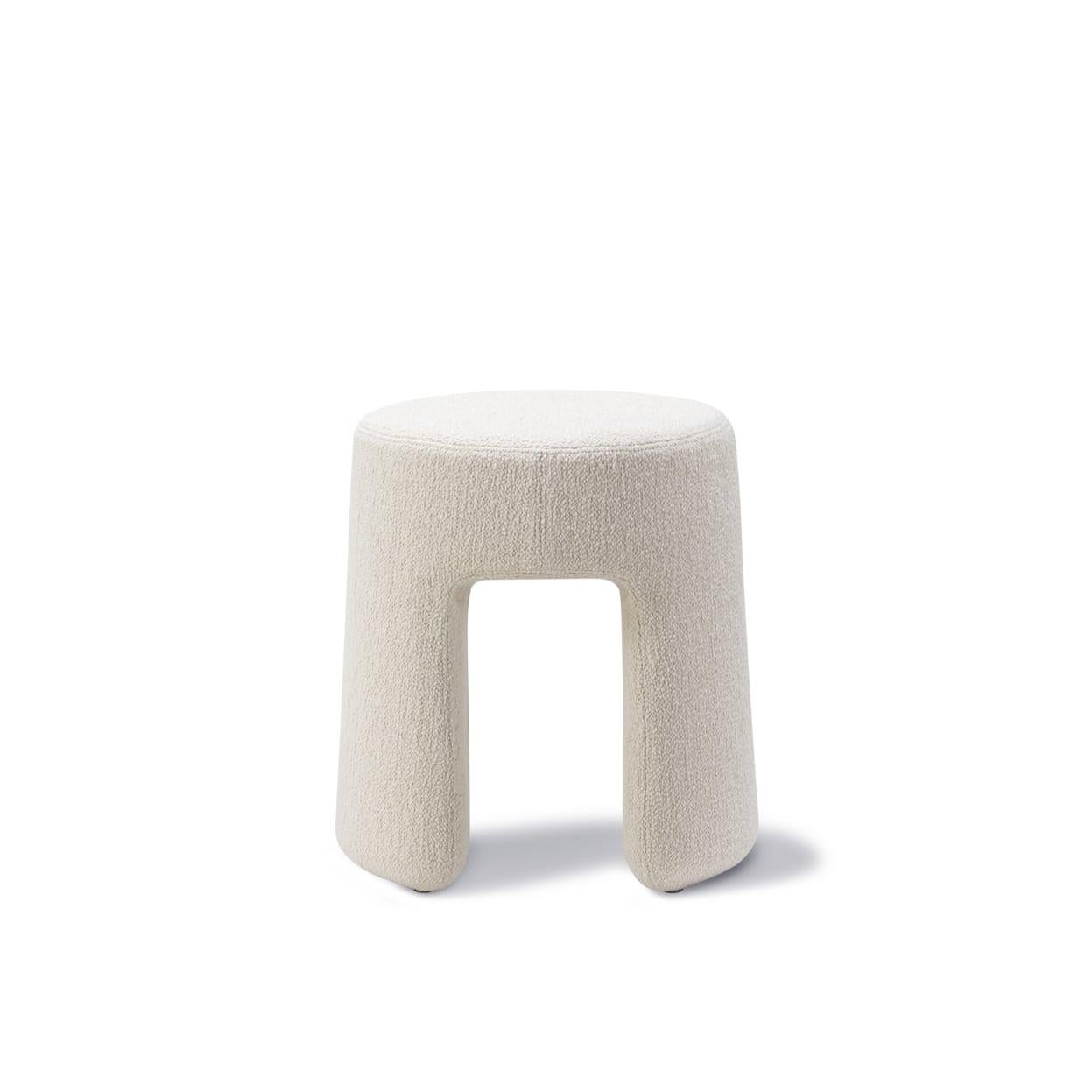 Danish Pair of Sequoia Pouf, Barnum 24-Lana, by Space Copenhagen for Fredericia For Sale