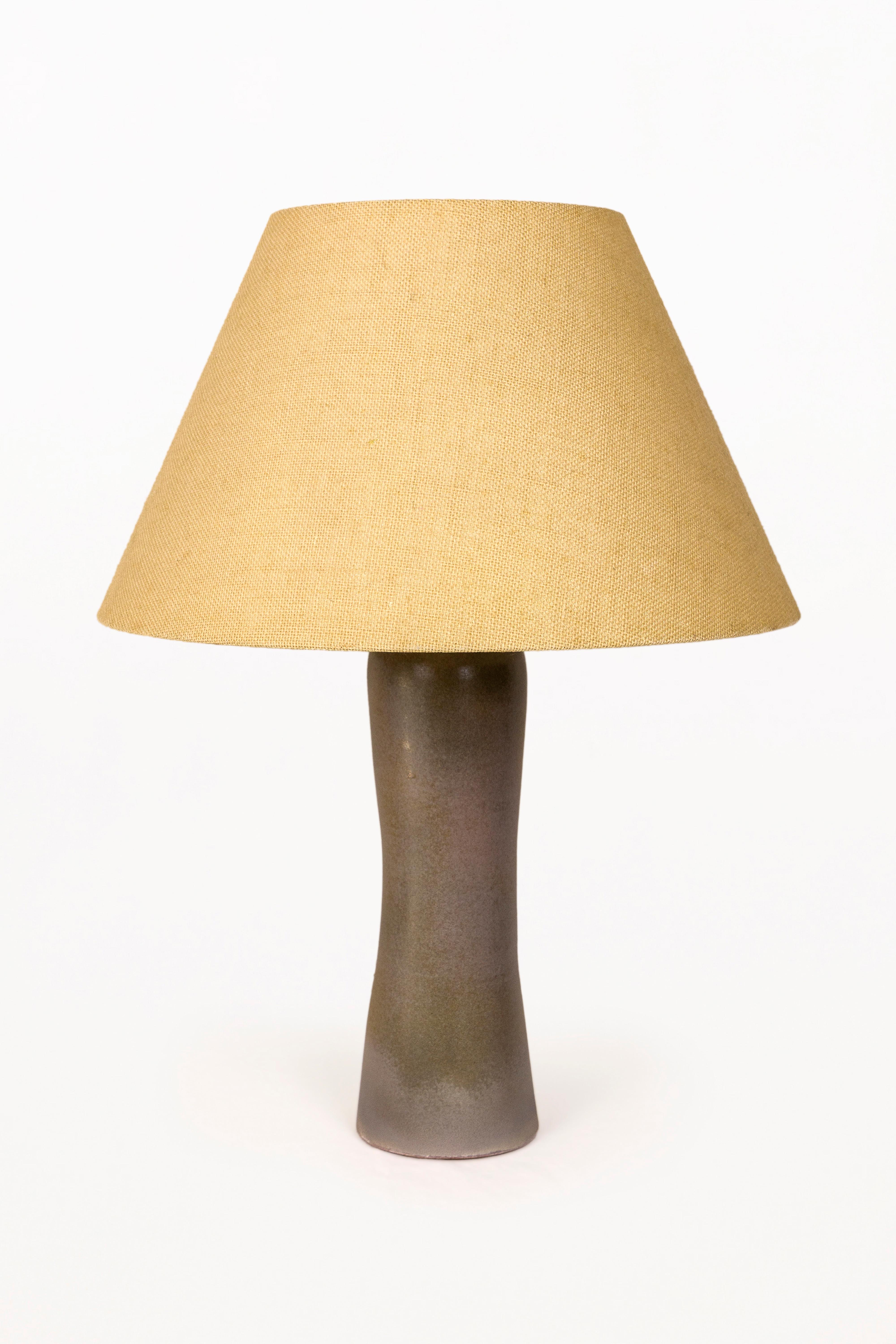 Pair of Serge Castella table lamps for Paco Orti.
Pair of ceramic brown table lamps.
Glazed.
2019, France.
Excellent condition.
While studying fashion in Paris, Serge Castella spent his time wandering around flea markets and the louvre.