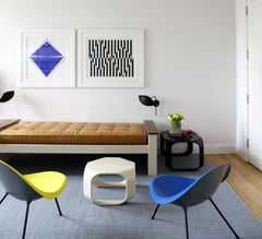 Pareja de Lámparas de Pared Serge Mouille 'Antony' en Negro