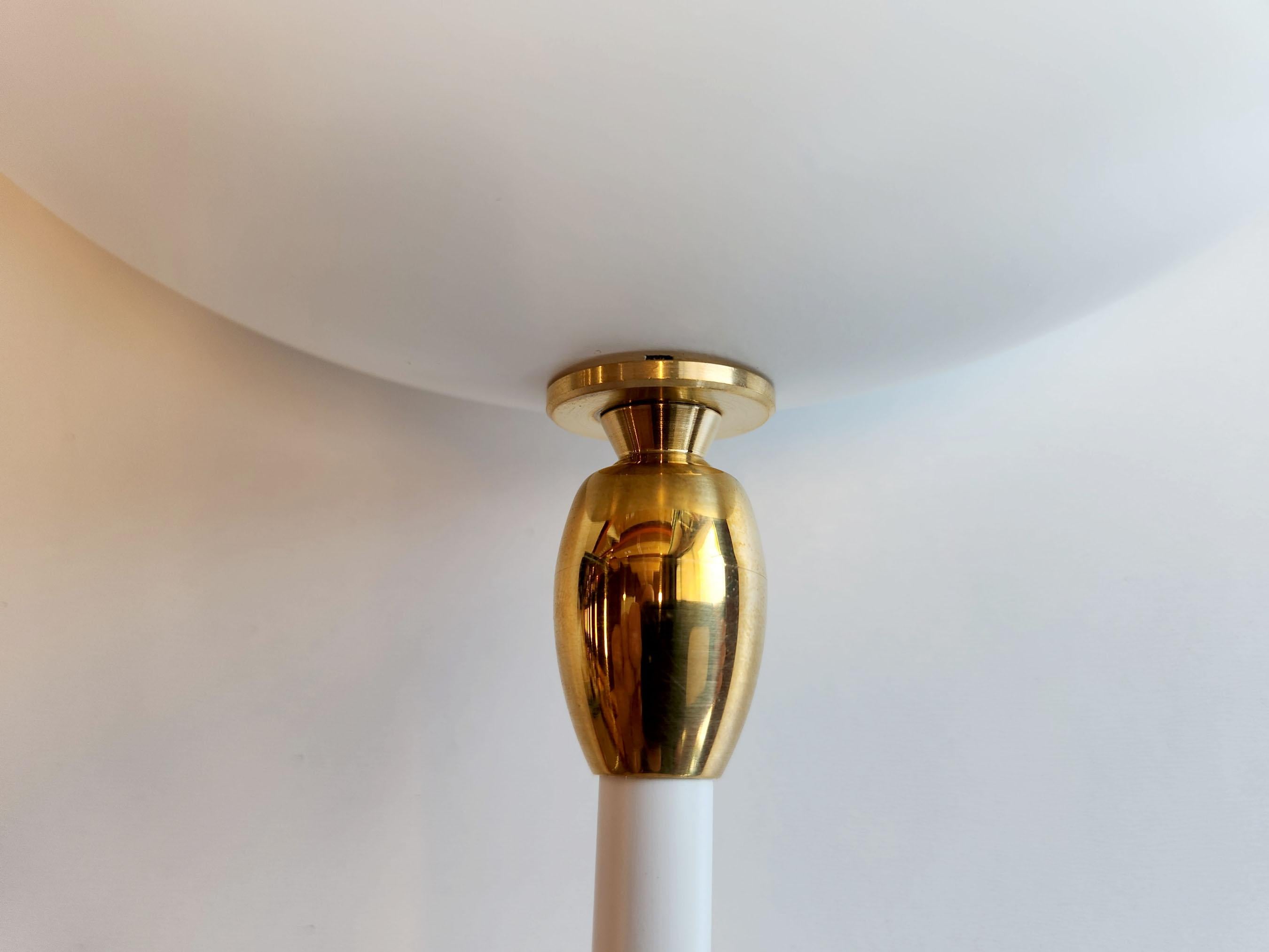Dipinto Serge Mouille - Coppia di lampade ad occhio in bianco - IN STOCK! in vendita