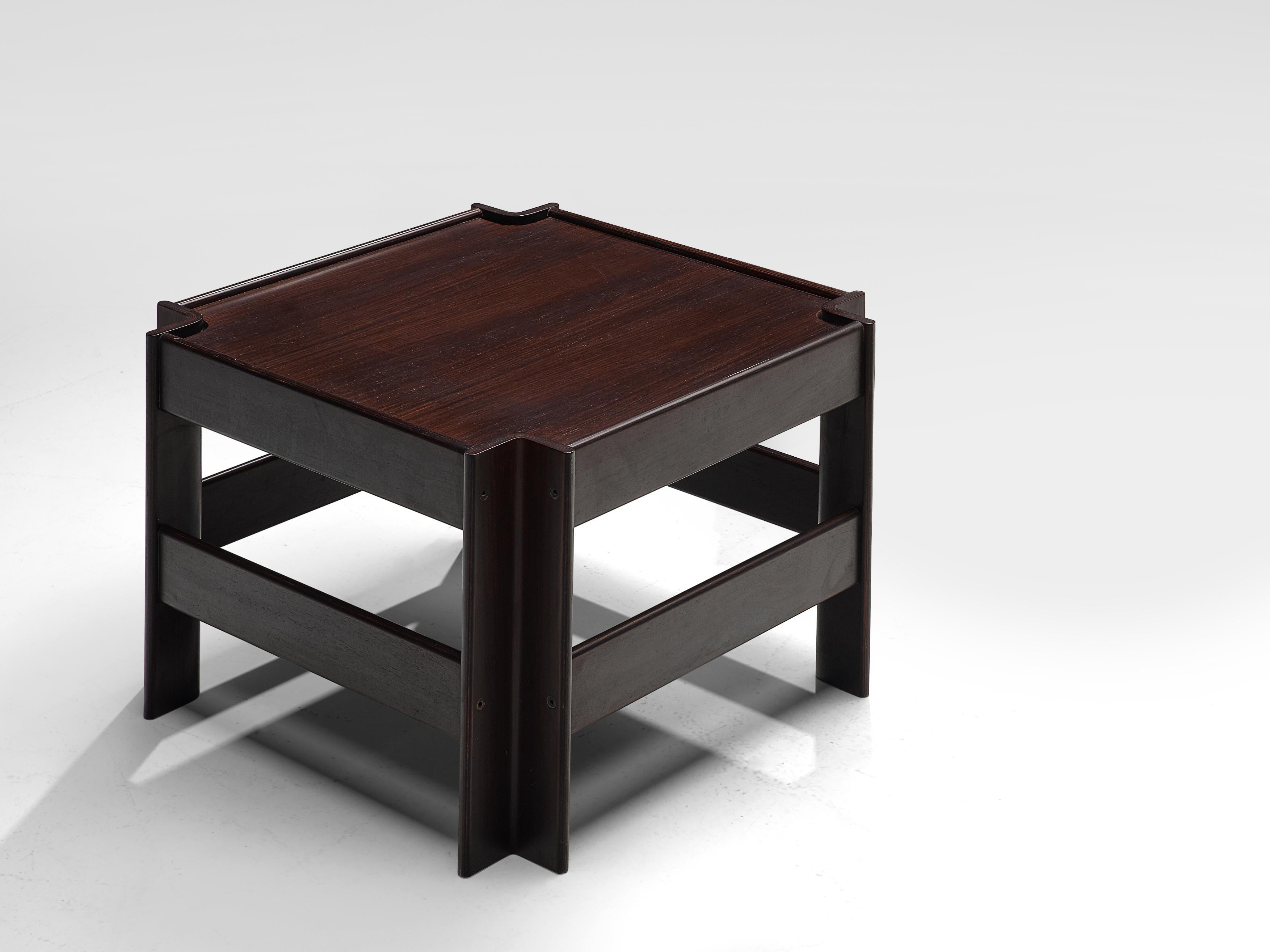 Mid-20th Century Pair of Sergio Asti for Poltronova 'Zelda' Wooden Coffee Tables