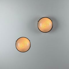 Paire de plafonniers ou appliques « Sigma » de Sergio Mazza pour Artemide, années 1960