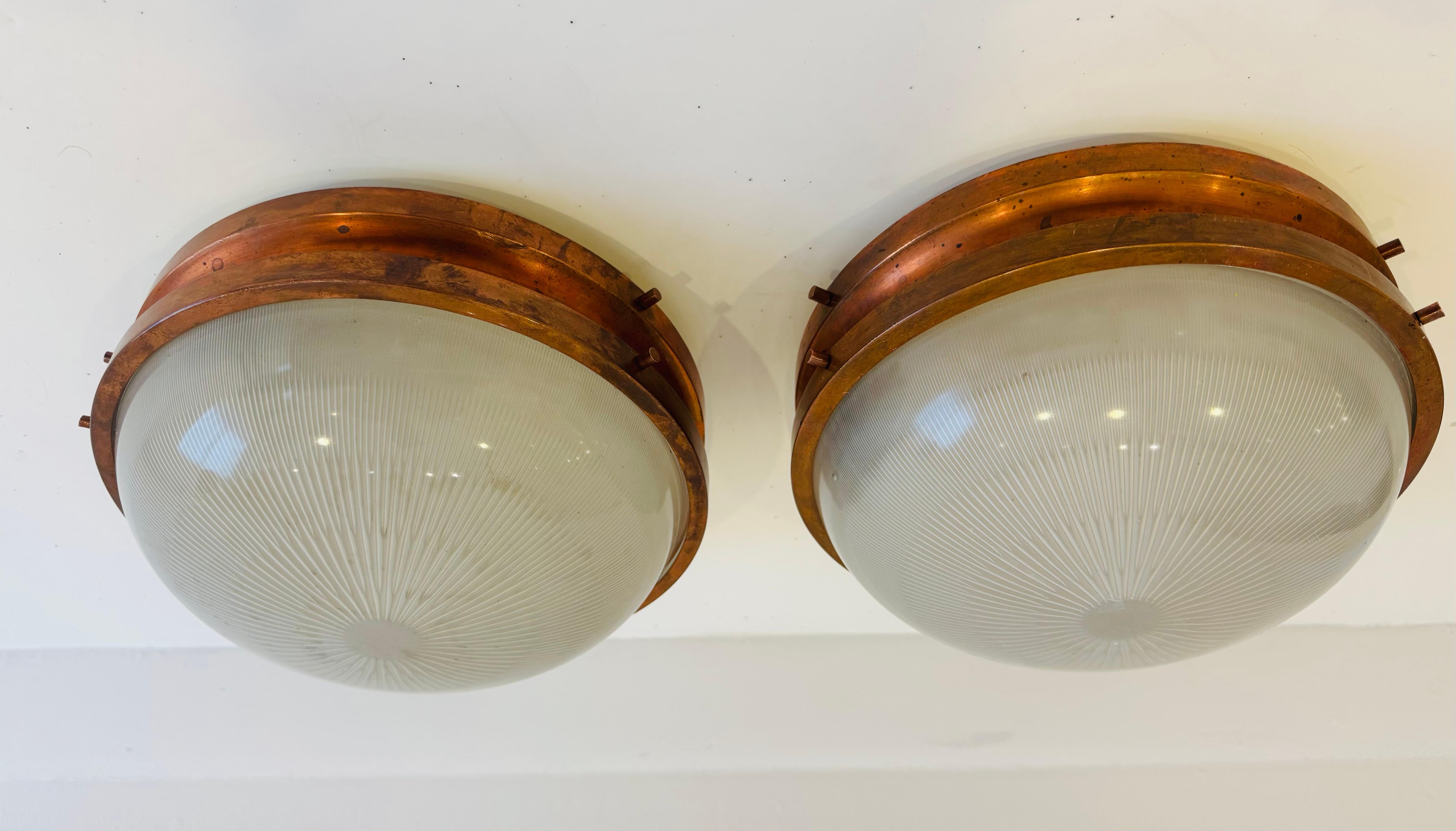 Paire d'affleurants Sergio Mazza AND Light Italie milieu de siècle en vente 6