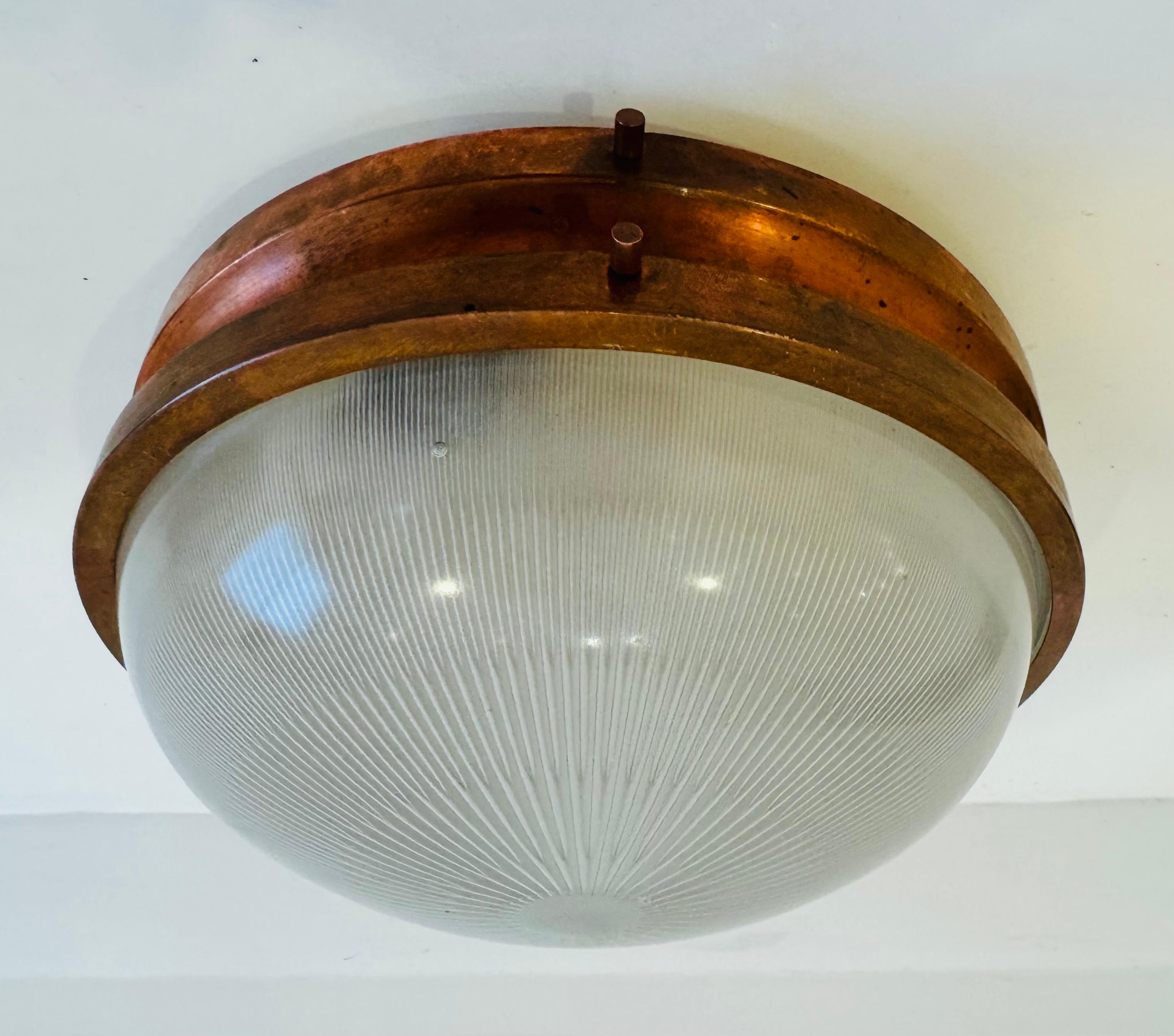 Mid-Century Modern Paire d'affleurants Sergio Mazza AND Light Italie milieu de siècle en vente