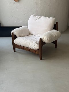 Pair of Sergio Rodrigues armchairs, Brazilian design 1960's