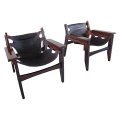 Paire de chaises longues Kilin de Sergio Rodrigues pour Oca, Brésil, 1973