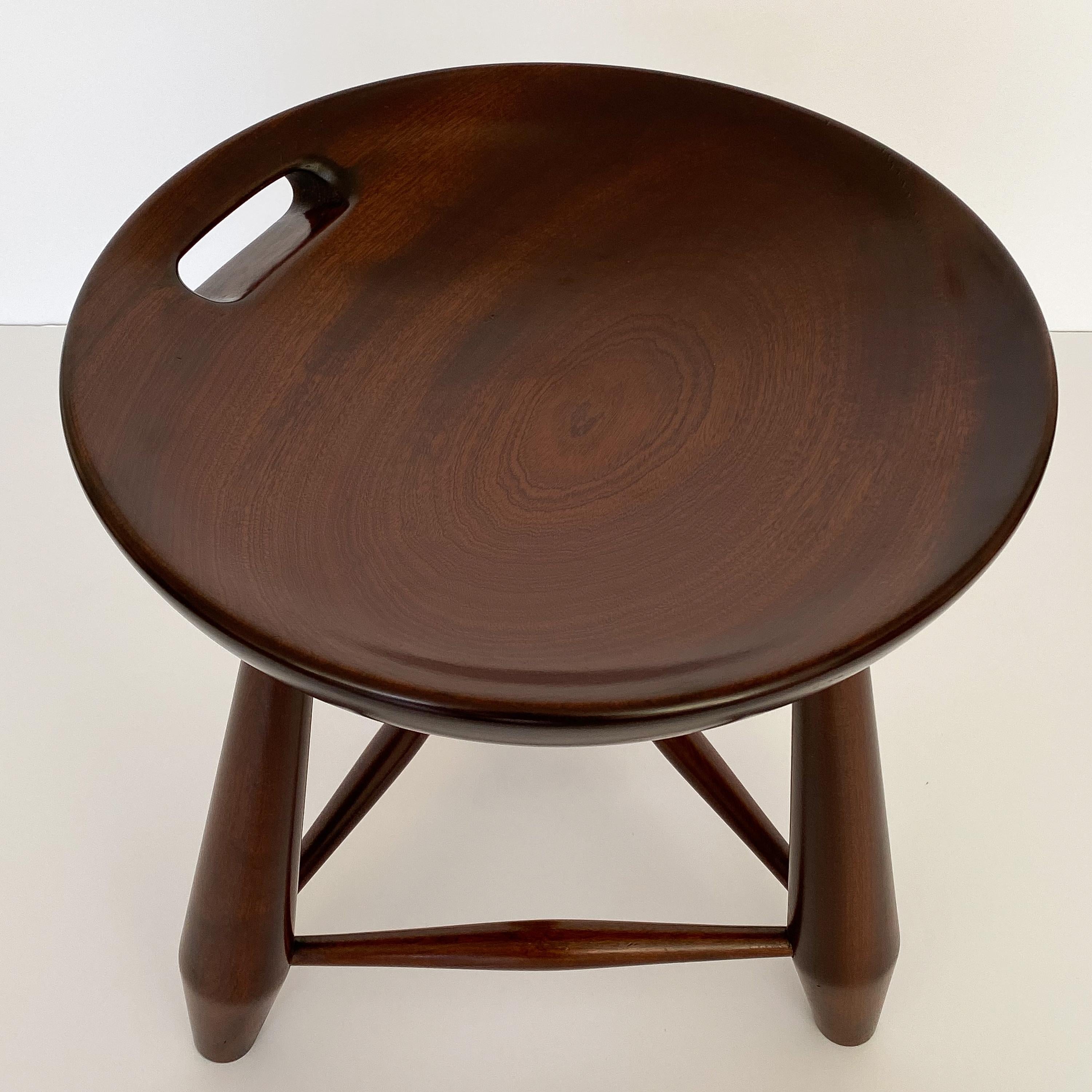 Paar Mocho-Hocker von Sergio Rodrigues aus brasilianischem Jacarandá 2
