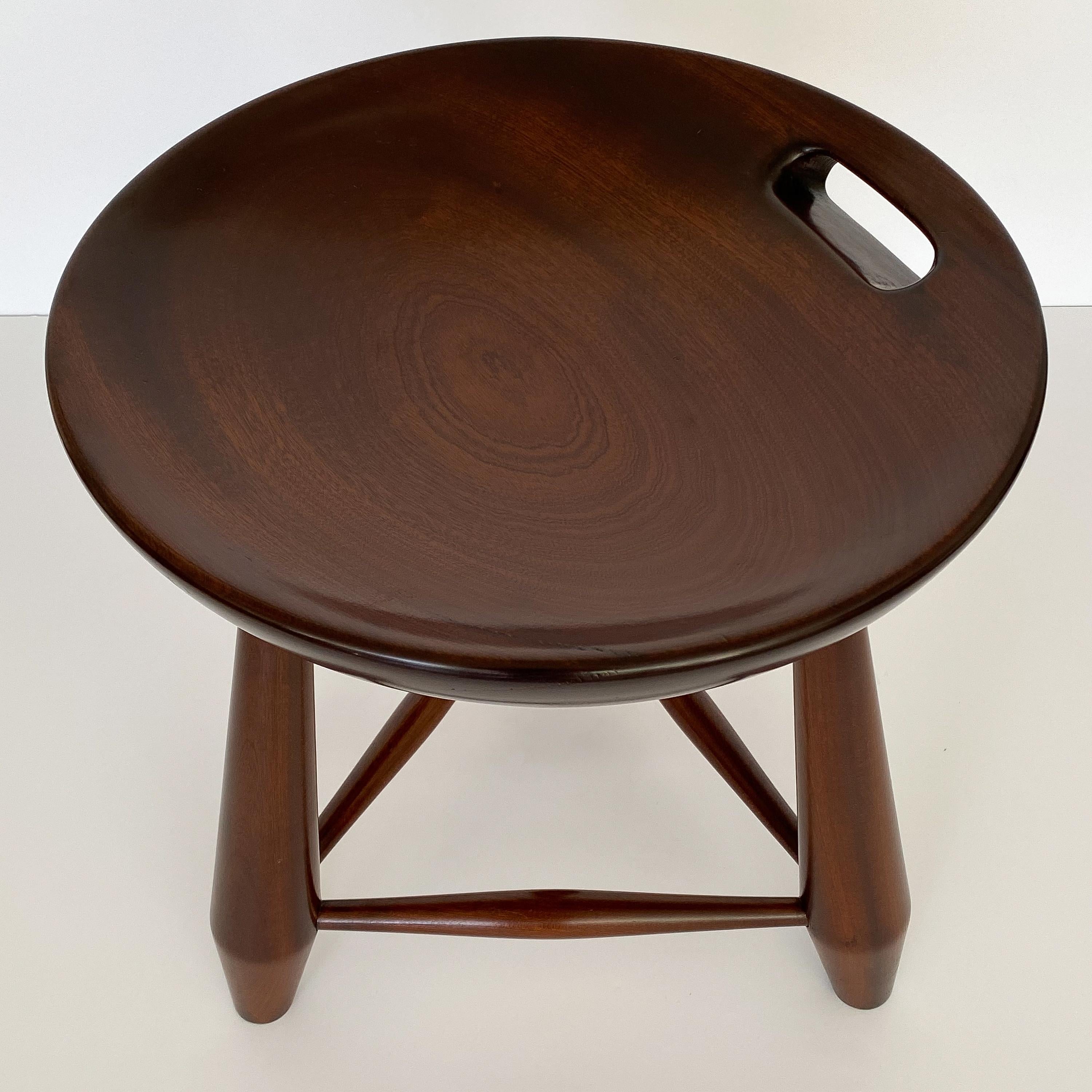 Paar Mocho-Hocker von Sergio Rodrigues aus brasilianischem Jacarandá 6