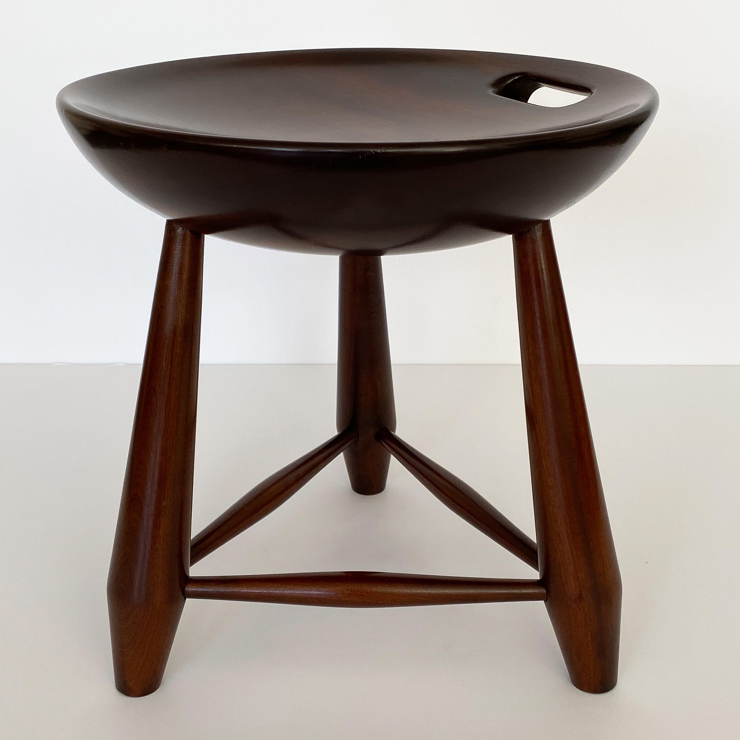 Paar Mocho-Hocker von Sergio Rodrigues aus brasilianischem Jacarandá 7