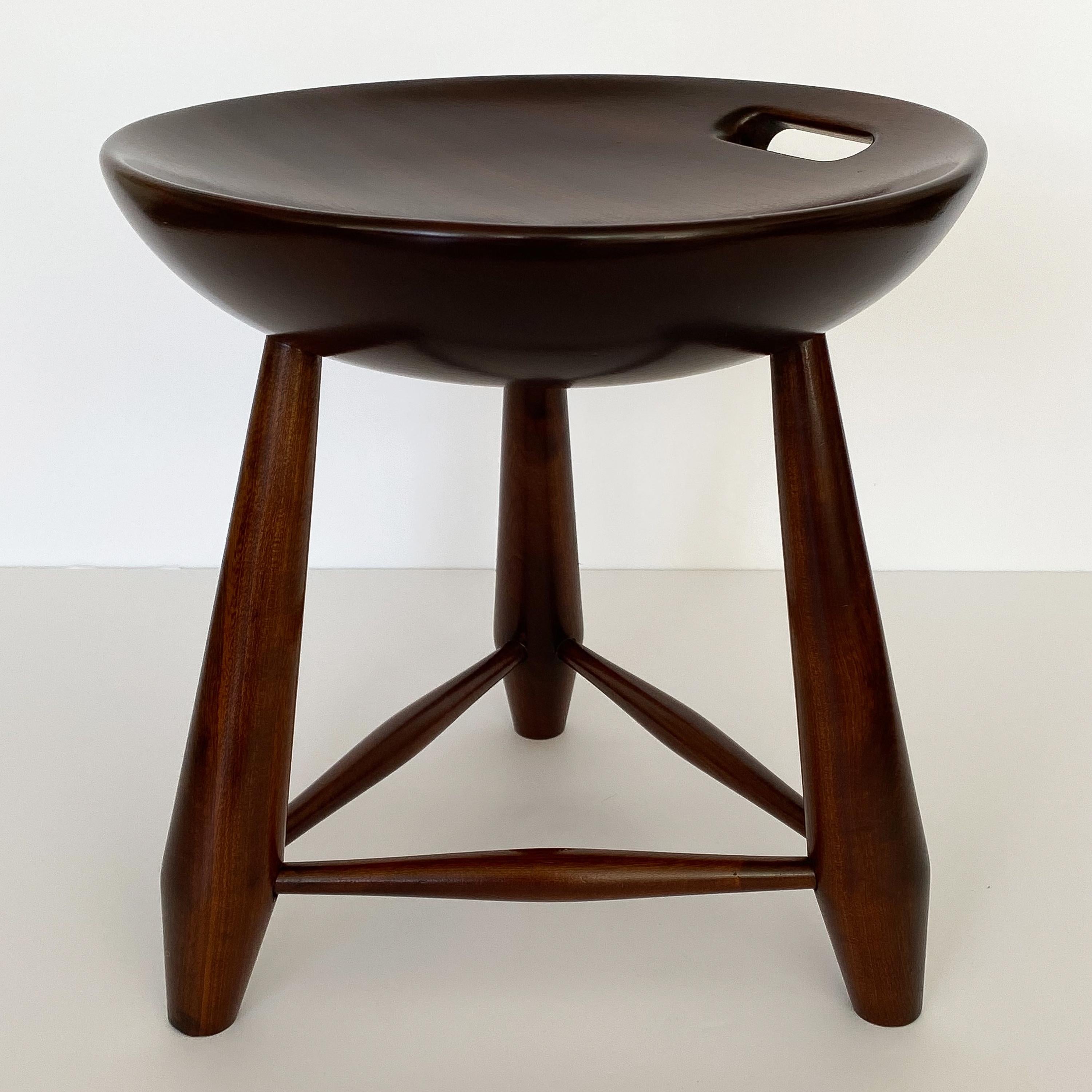 Paar Mocho-Hocker von Sergio Rodrigues aus brasilianischem Jacarandá 9