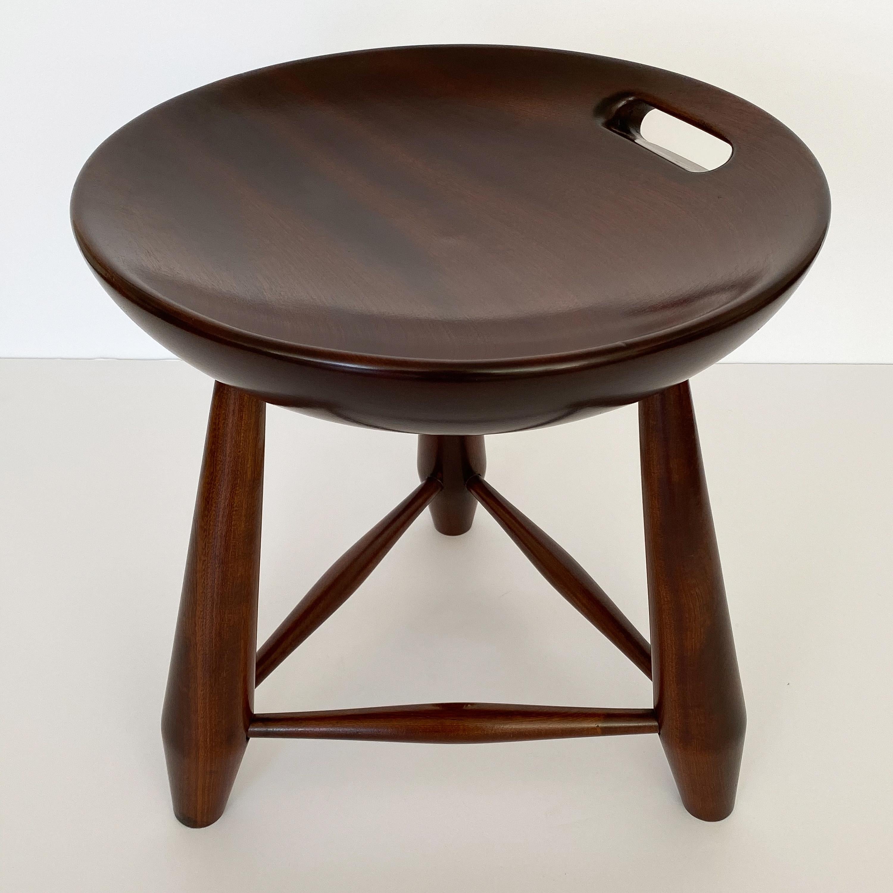 Paar Mocho-Hocker von Sergio Rodrigues aus brasilianischem Jacarandá 10
