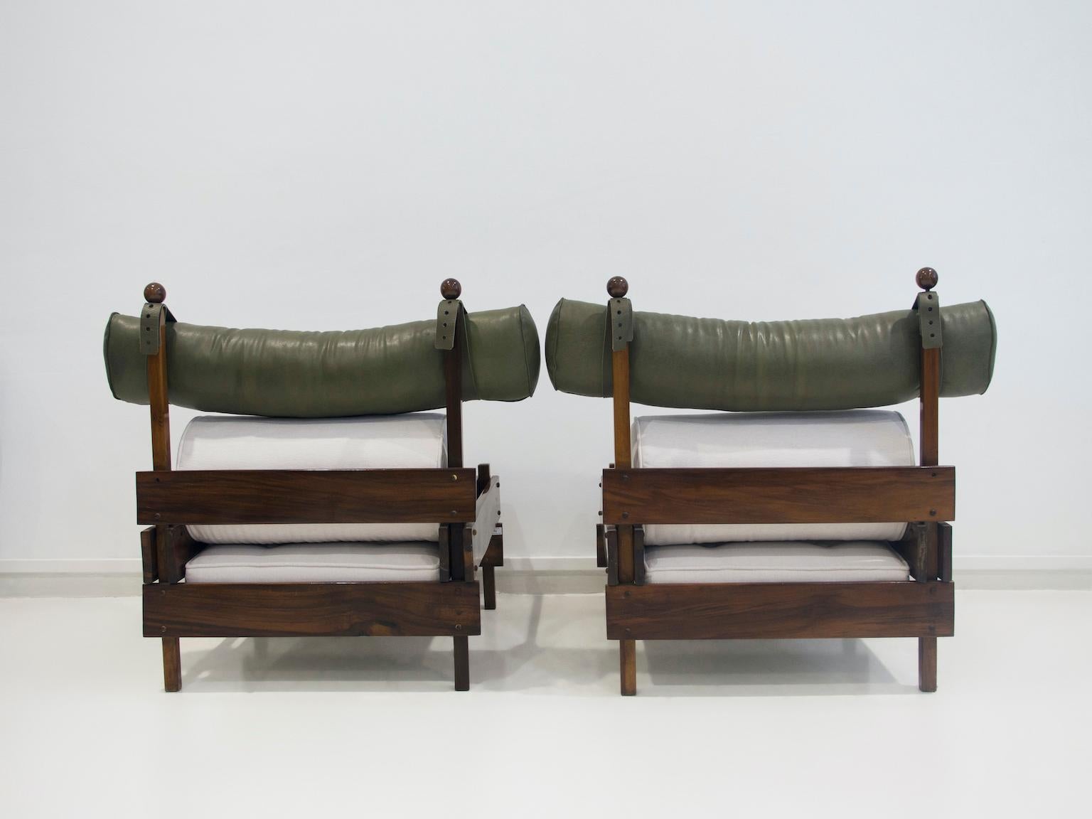 Pair of Sergio Rodrigues 'Tonico' Chairs 6