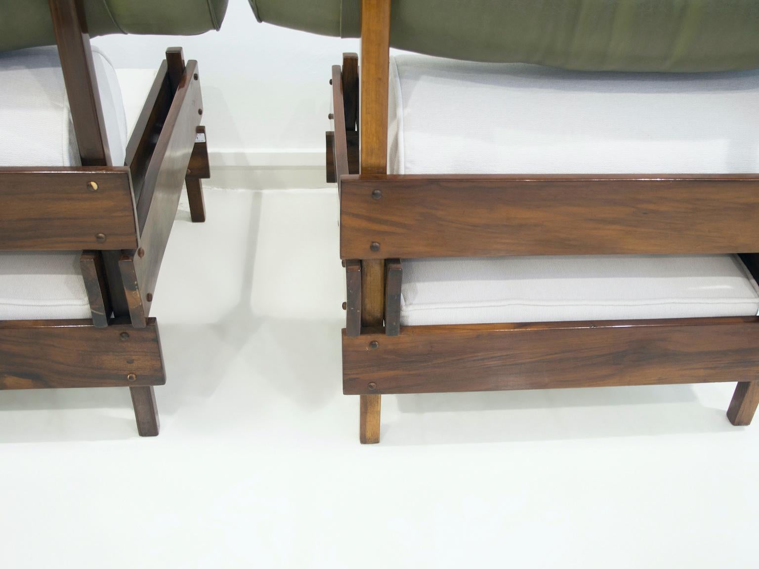 Pair of Sergio Rodrigues 'Tonico' Chairs 9
