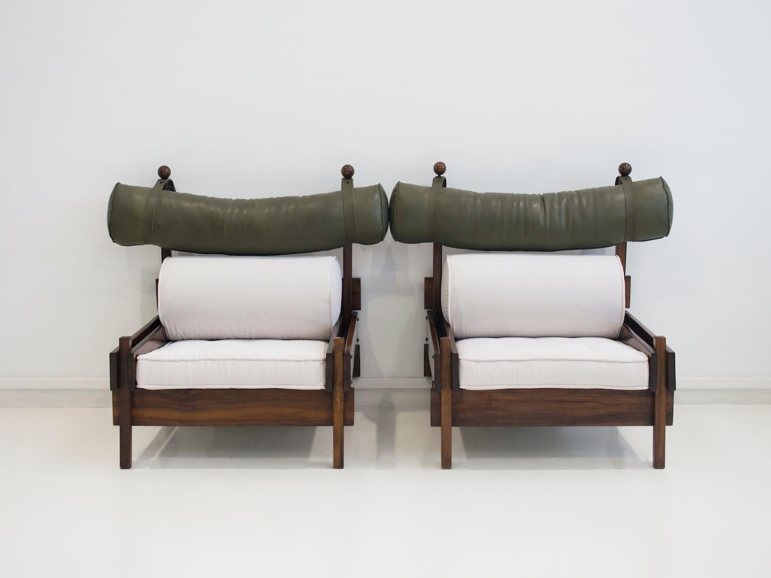 Pair of armchairs, model 