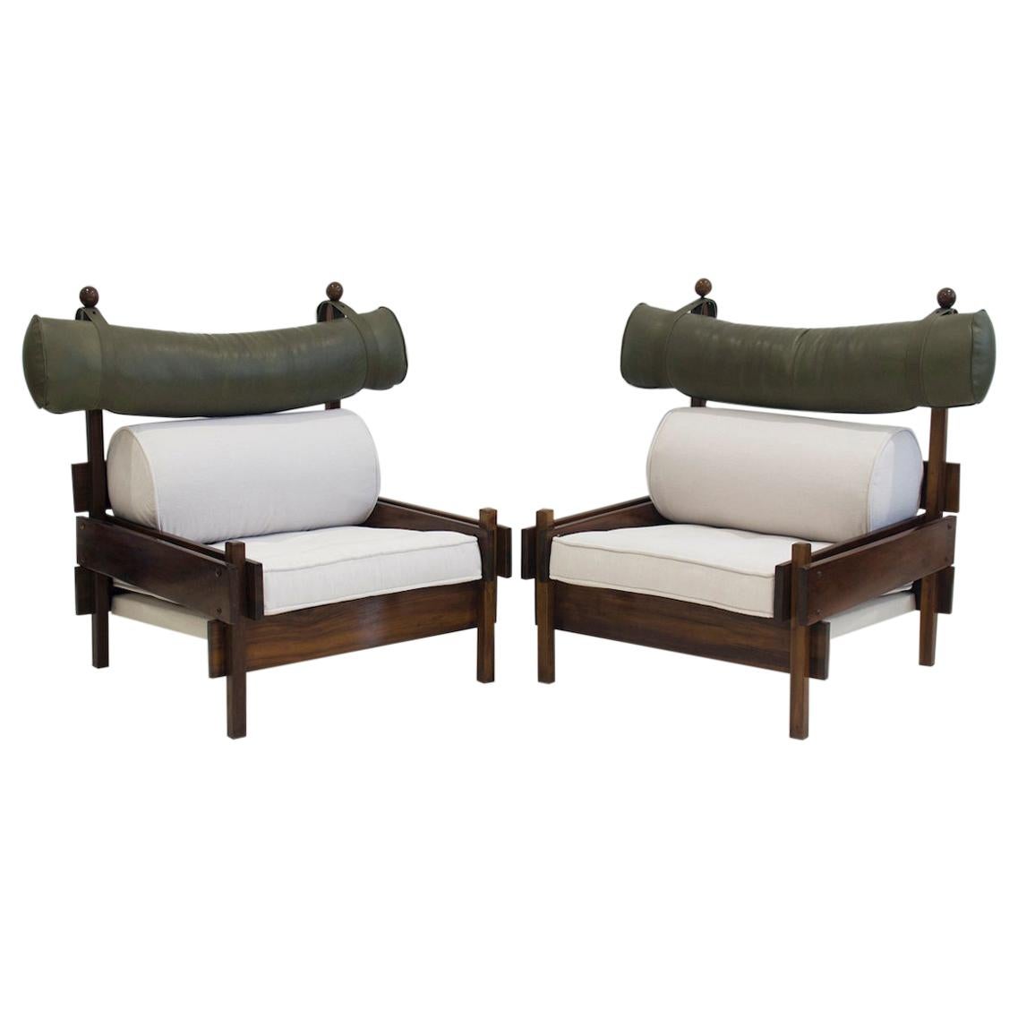 Pair of Sergio Rodrigues 'Tonico' Chairs