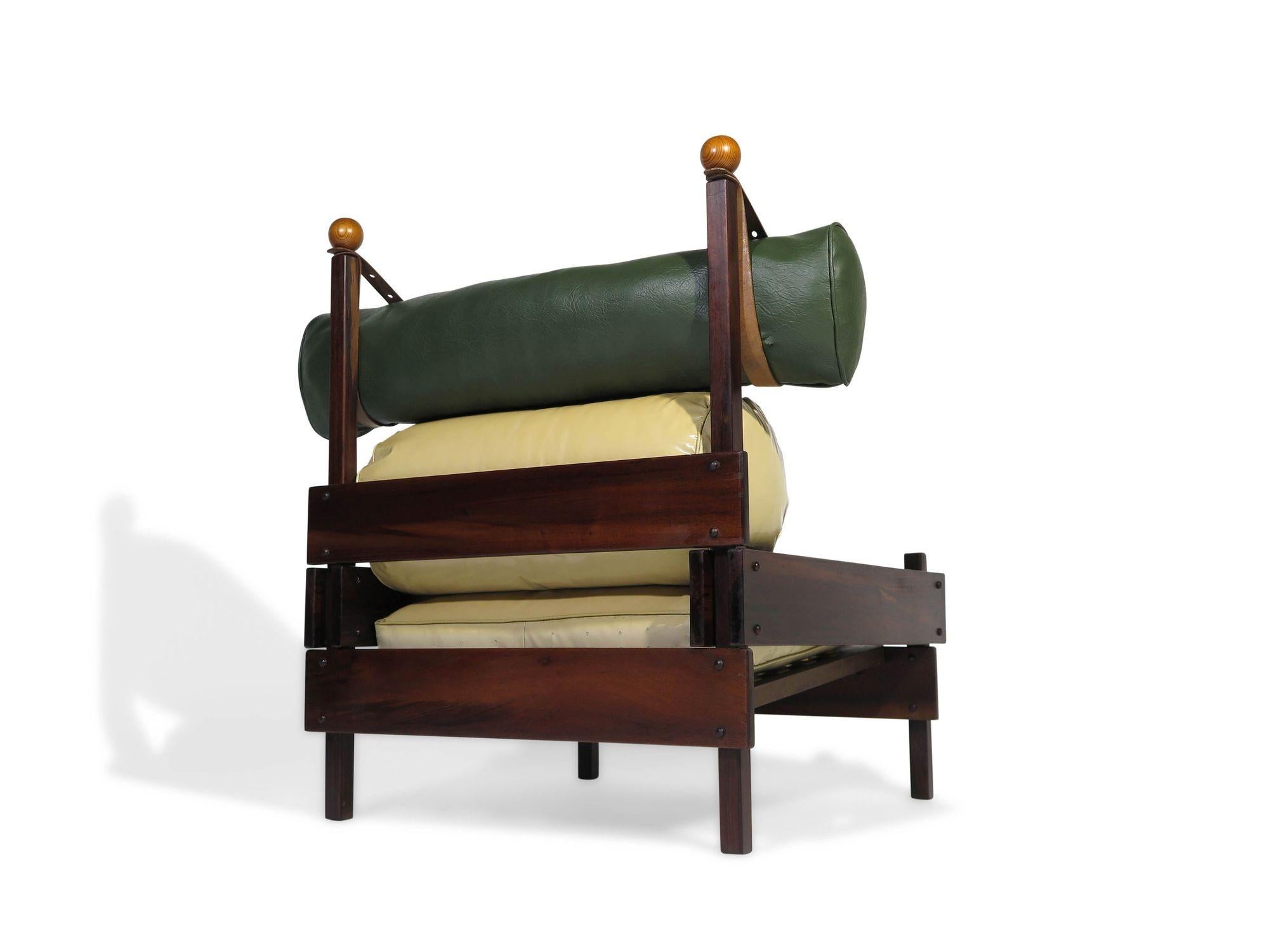 Paire de fauteuils de salon Tonico de Sergio Rodrigues, 1962, Brésil en vente 2