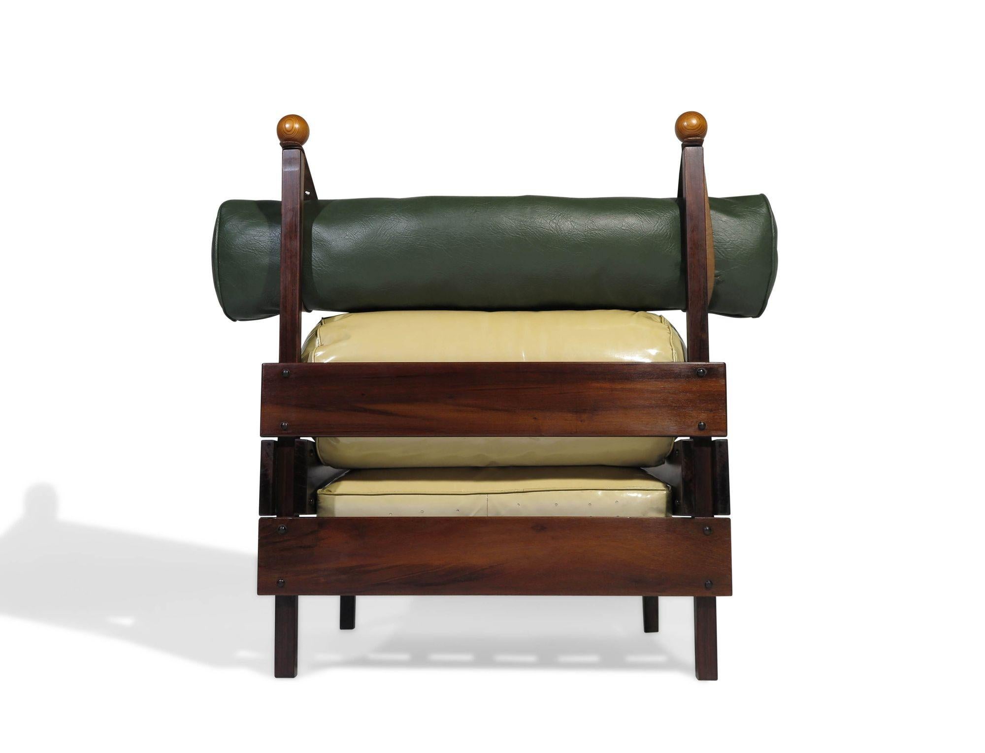 Paire de fauteuils de salon Tonico de Sergio Rodrigues, 1962, Brésil en vente 3