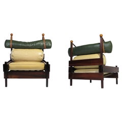 Pair of Sergio Rodrigues Tonico Lounge Chairs, 1962, Brazil