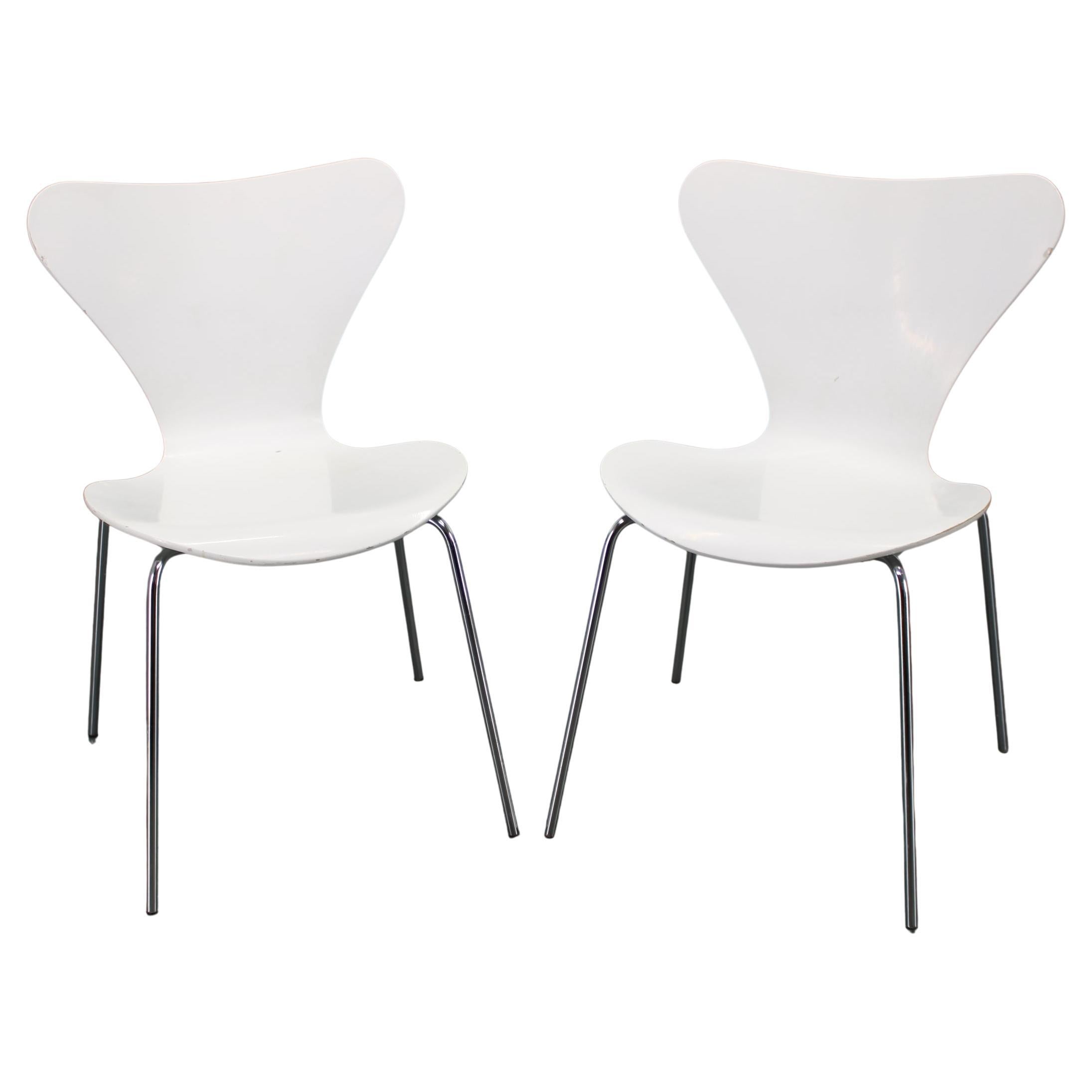 Pair of Series 7 Chairs by Fritz Hansen, Denmark, 1970s en venta
