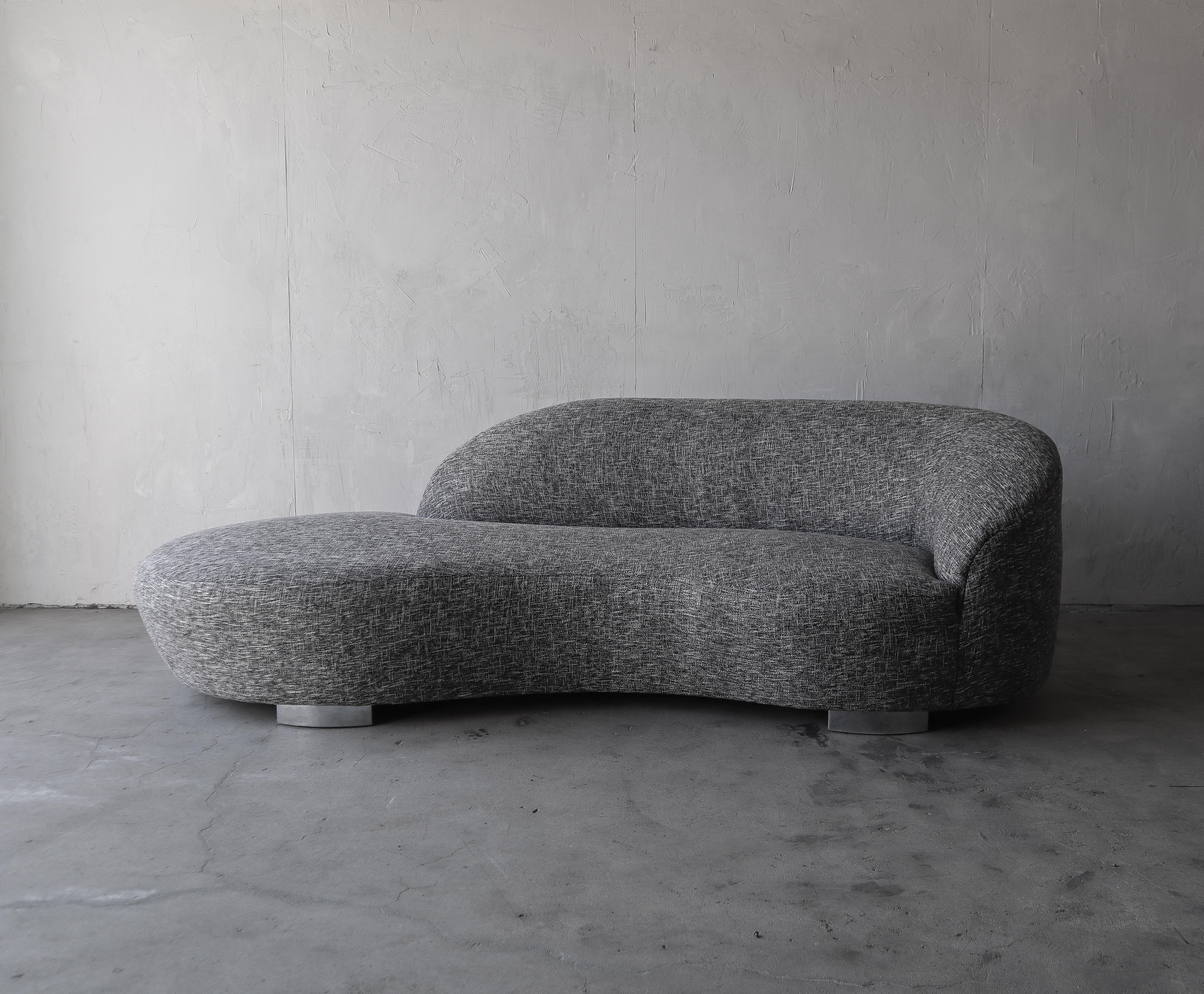 20th Century Serpentine Cloud Sofas, 2 Available