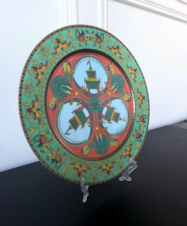 Pair of Serving Platters by Versace for Rosenthal For Sale at 1stDibs