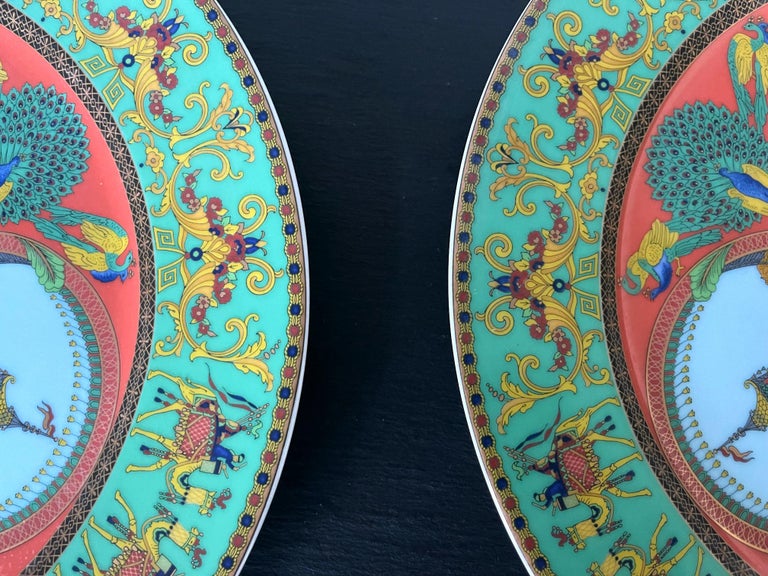 Pair of Serving Platters by Versace for Rosenthal For Sale at 1stDibs