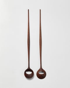 Pair of Serving Spoons, Made by Magne Monsen, Denmark, 1950s