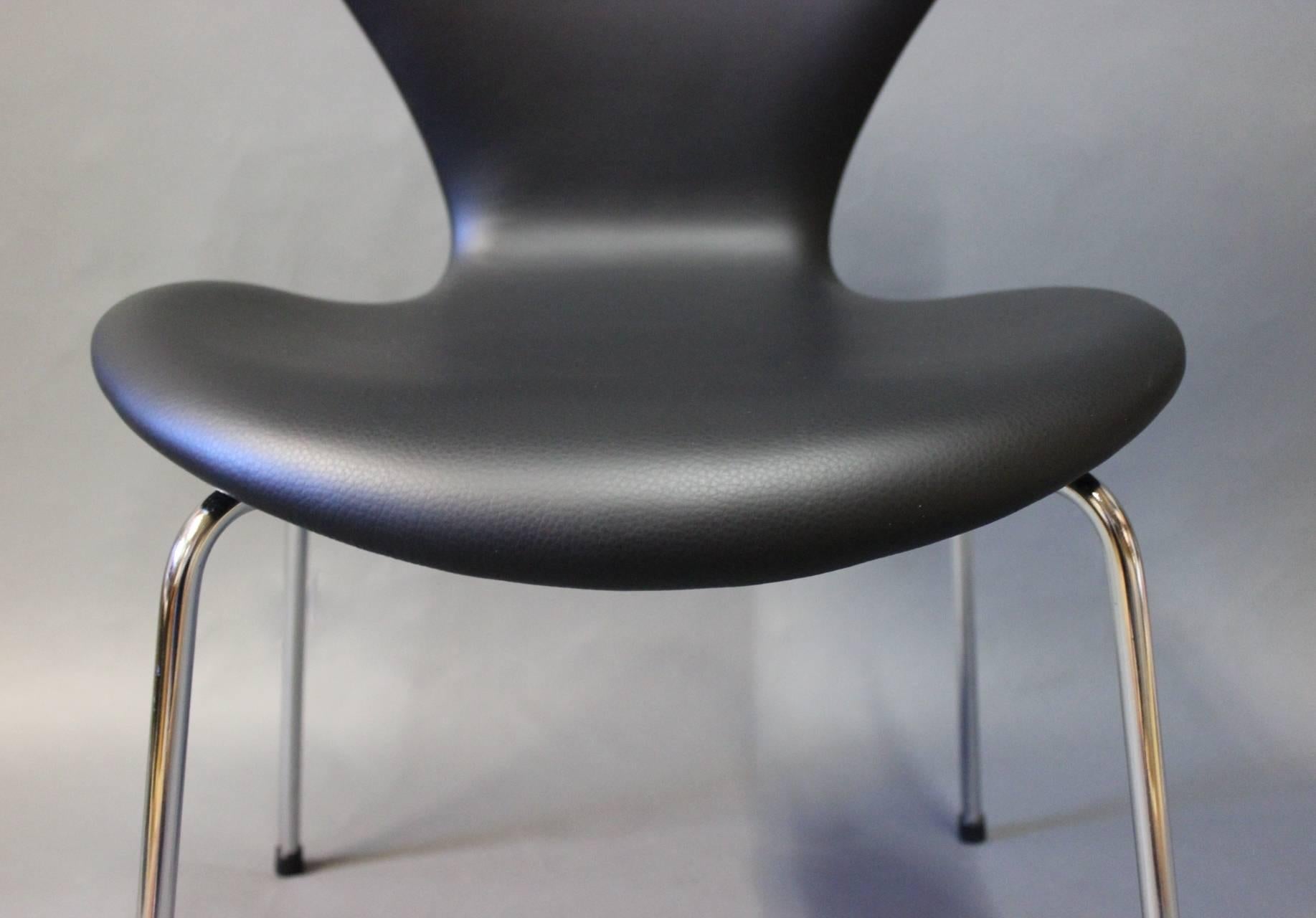 Pair of Series 7 Chairs, Model 3107, by Arne Jacobsen and Fritz Hansen, 1967 In Excellent Condition In Lejre, DK