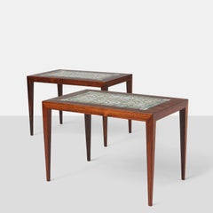 Pair of Severin Hansen Jr. Tile Top Side Tables