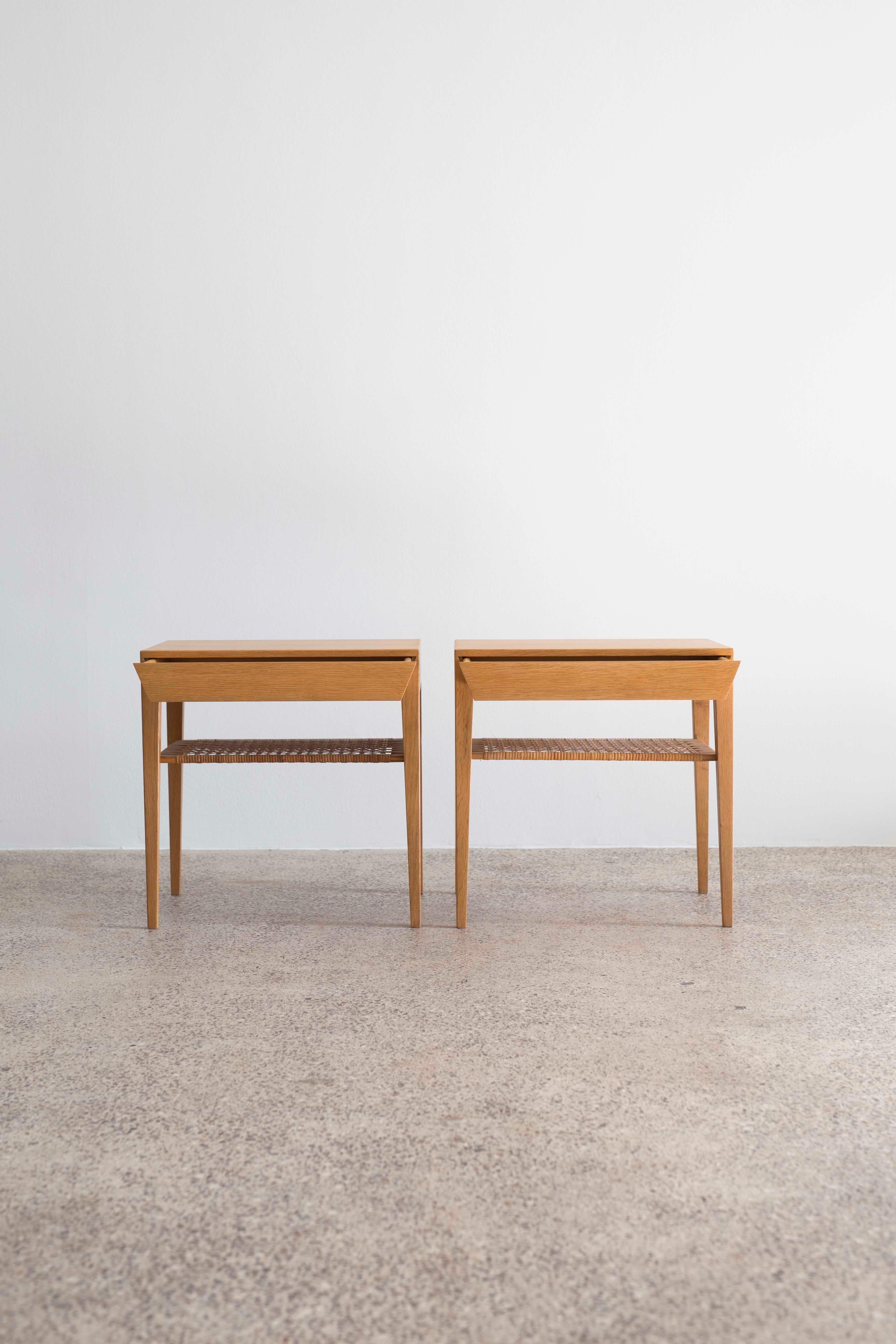 Pair of Severin Hansen Side Tables for Haslev 1