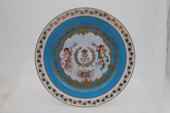 Pair of Sevres Louis Phillippe plates
