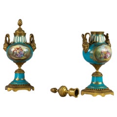 Pair Of Sèvres Porcelain & Ormolu Candelabra, François Boucher, 18th Century