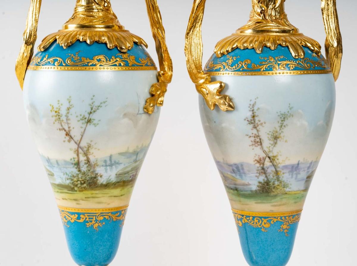 Pair of Sèvres Porcelain Vases 2