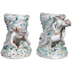 Pair of Sèvres Style Jardinières, circa 1860