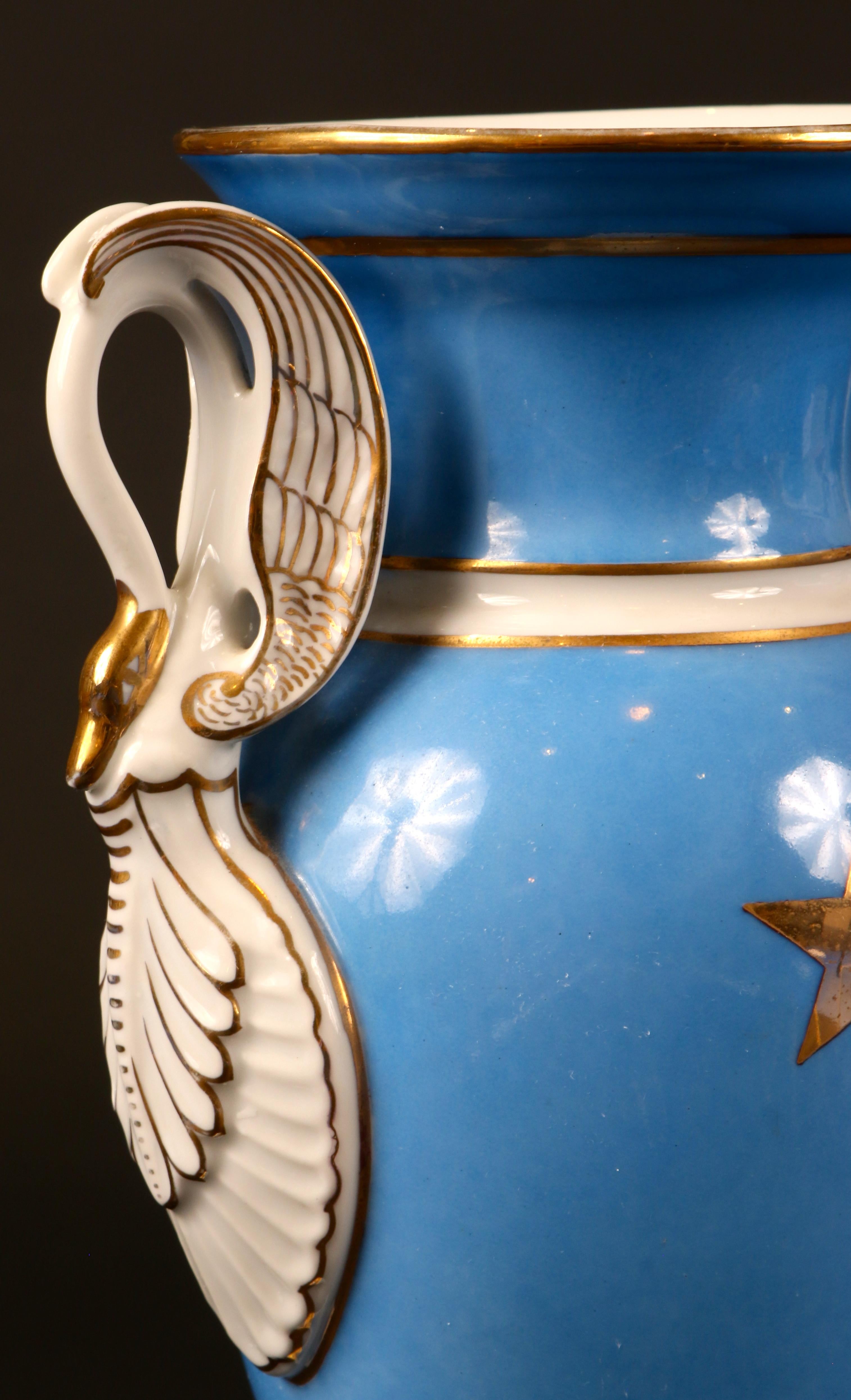 Pair of Sevres Style Porcelain Vases For Sale 2