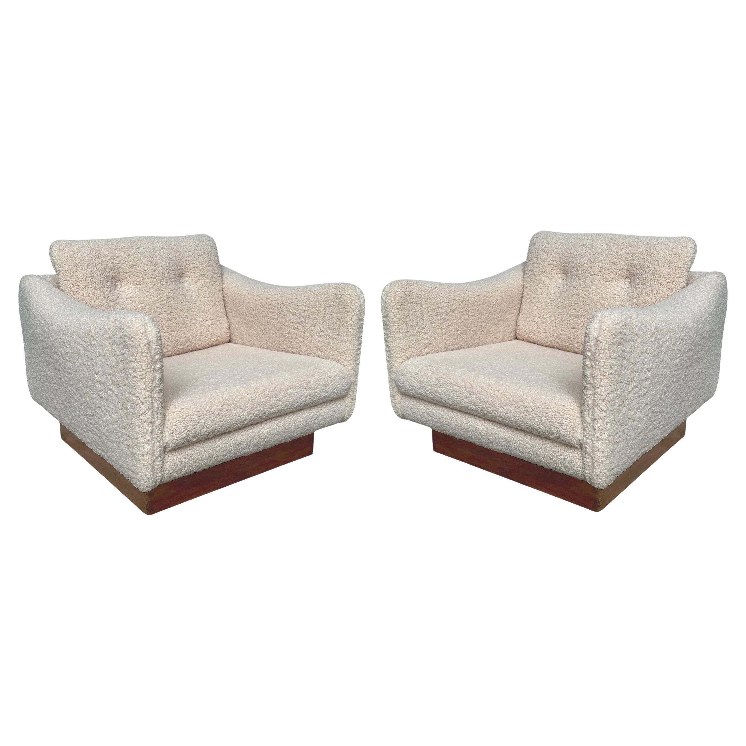 Pair of SF116 “Teckel” armchairs by Michel Mortier Ed.Steiner, France circa 1963