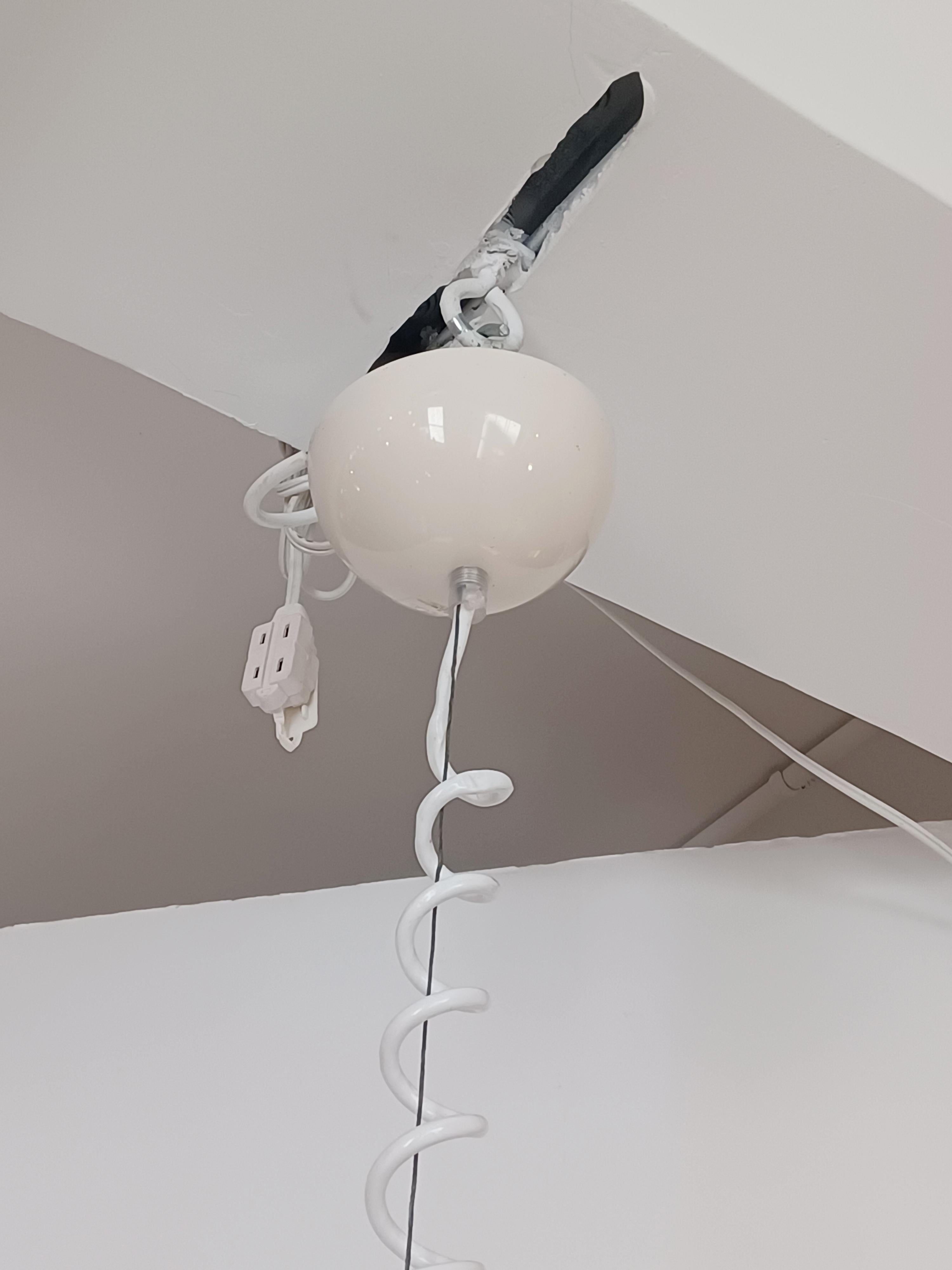 20th Century Pair of “Sfera” Pendant Lamps by Tobia Scarpa for Flos, Italy 1960s For Sale